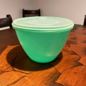 Tupperware  Crisp It Lettuce Keeper #679 with lid and spike.